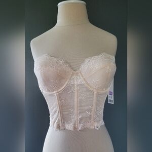 Dominique Lace Bustier in Cream